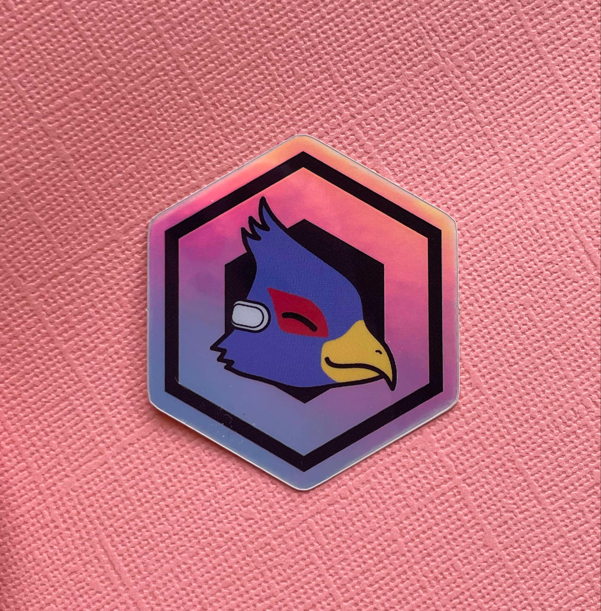 Chibi Falco Lombardi Holographic Chibi Sticker